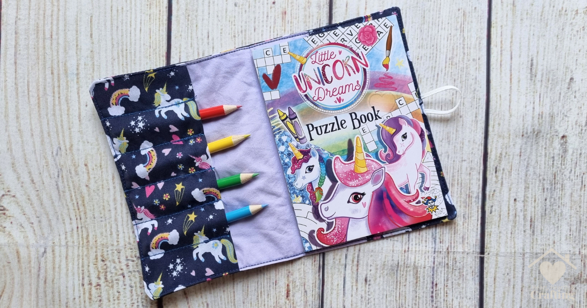 How to Sew Kids Mini Colouring Wallets [Step by Step Guide]