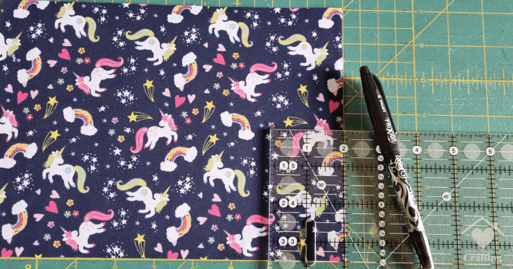 How to Sew Kids Mini Colouring Wallets - Step 3
