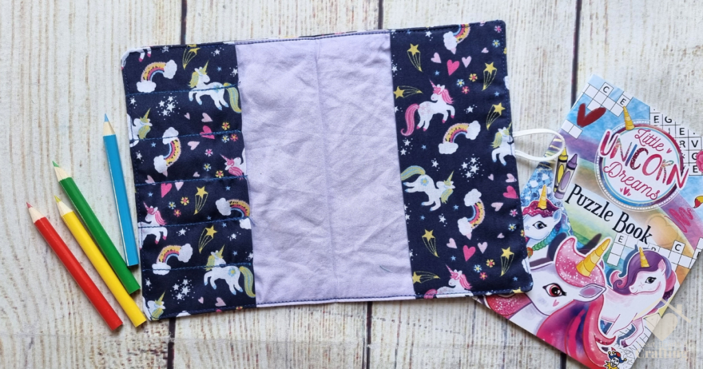 How to Sew Kids Mini Colouring Wallets