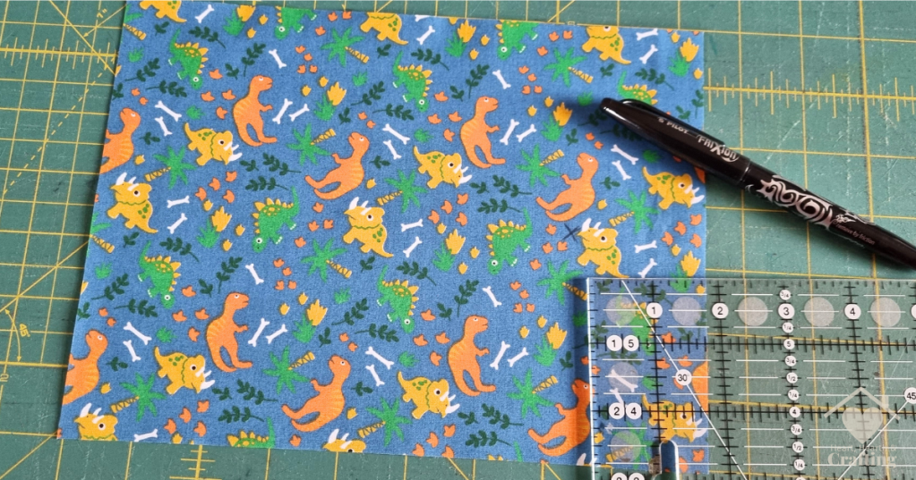 How to Sew Kids Mini Dinosaur Colouring Wallets