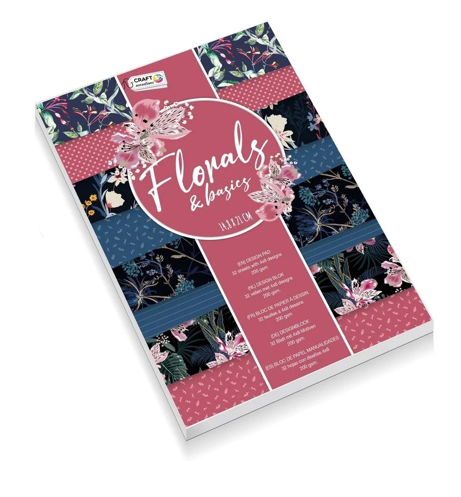 Craft Sensations Papers Floral Basics