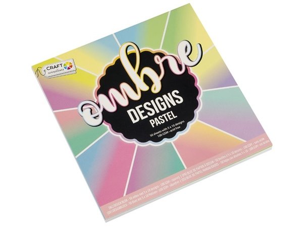 Craft Sensations Papers Ombre Designs Pastel