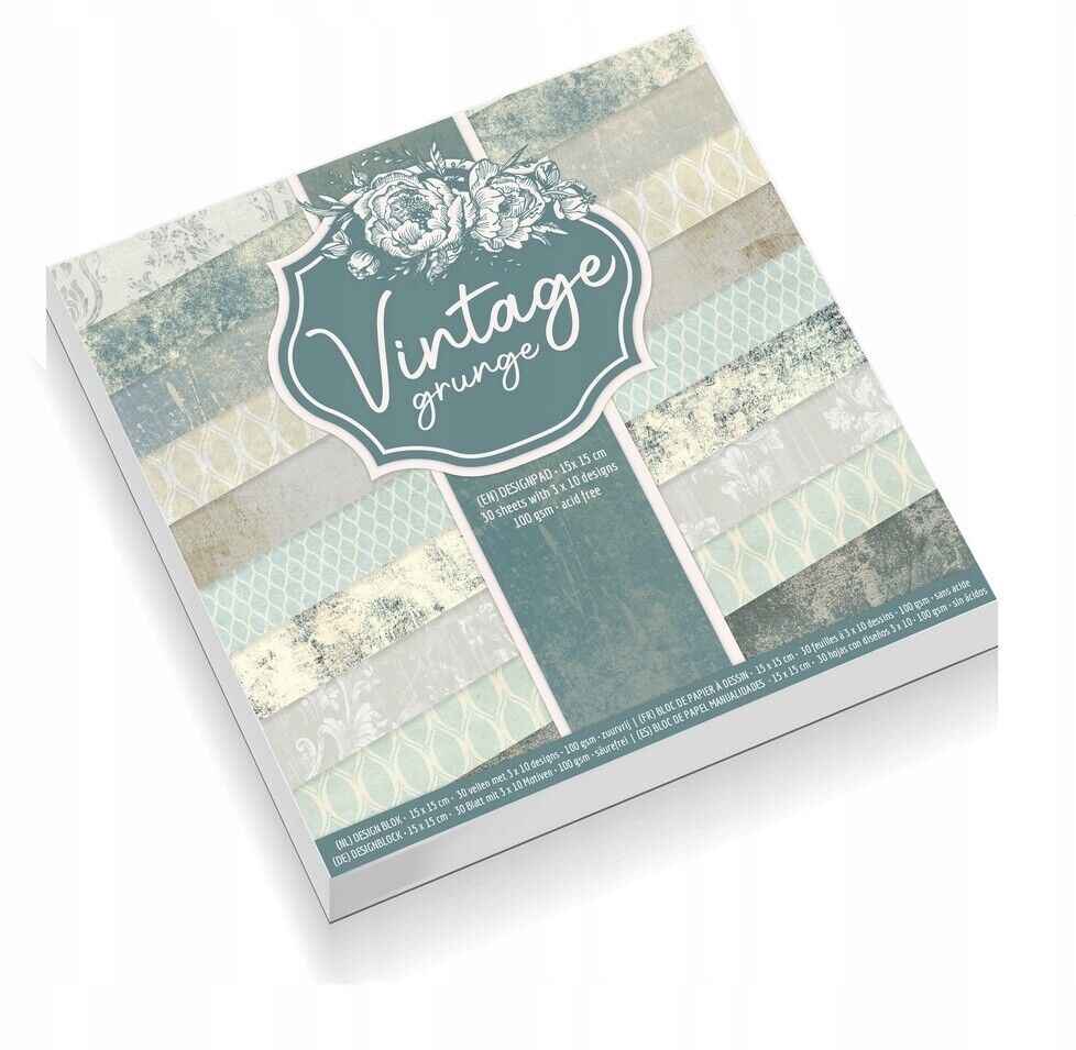 Craft Sensations Papers Vintage Grunge