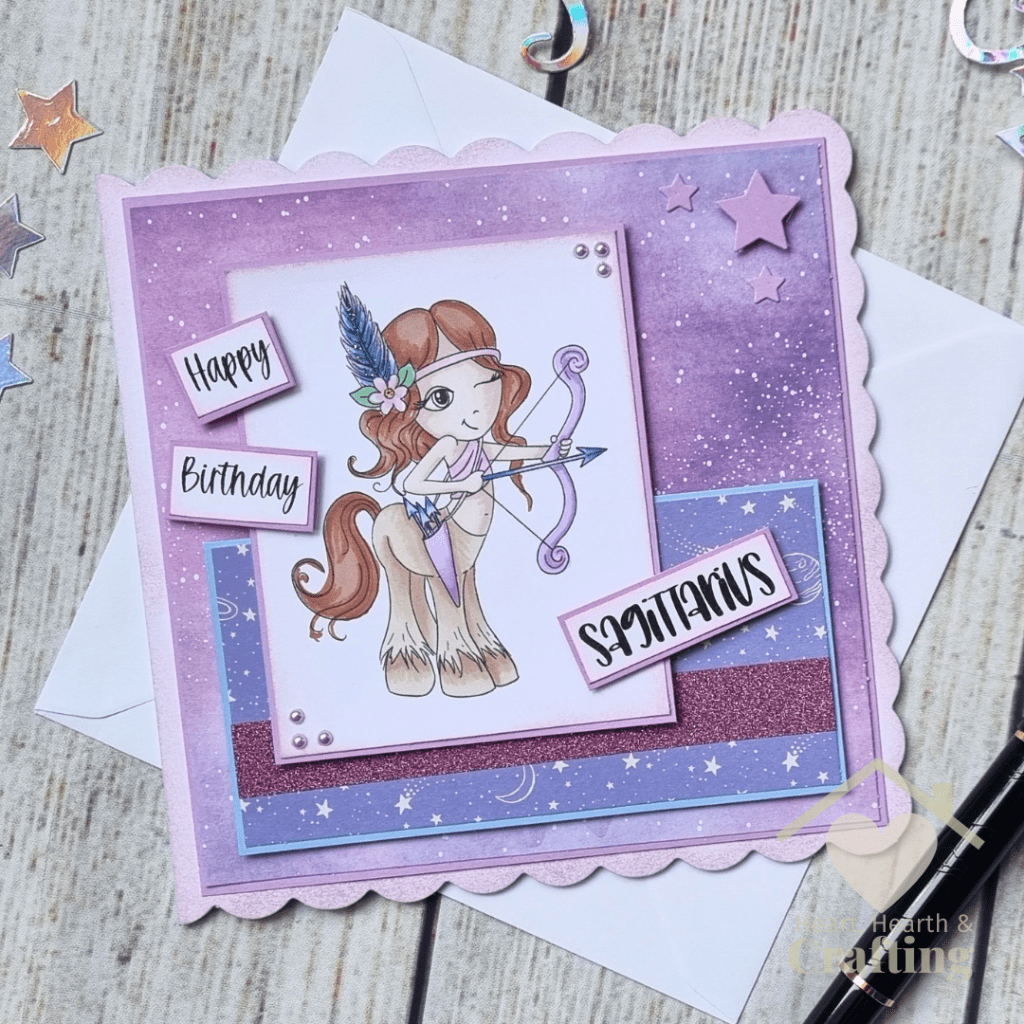 Sagittarius Zodiac - Card Making Inspiration