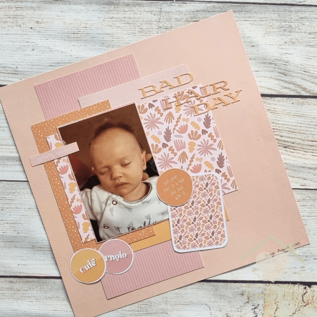 Bad Hair Day - Scrapbook Inspiration