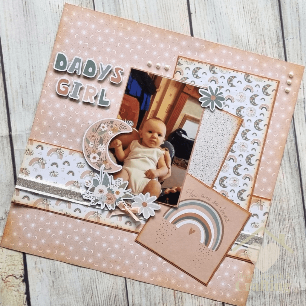 Daddy's Girl - Baby Scrapbook Inspiration