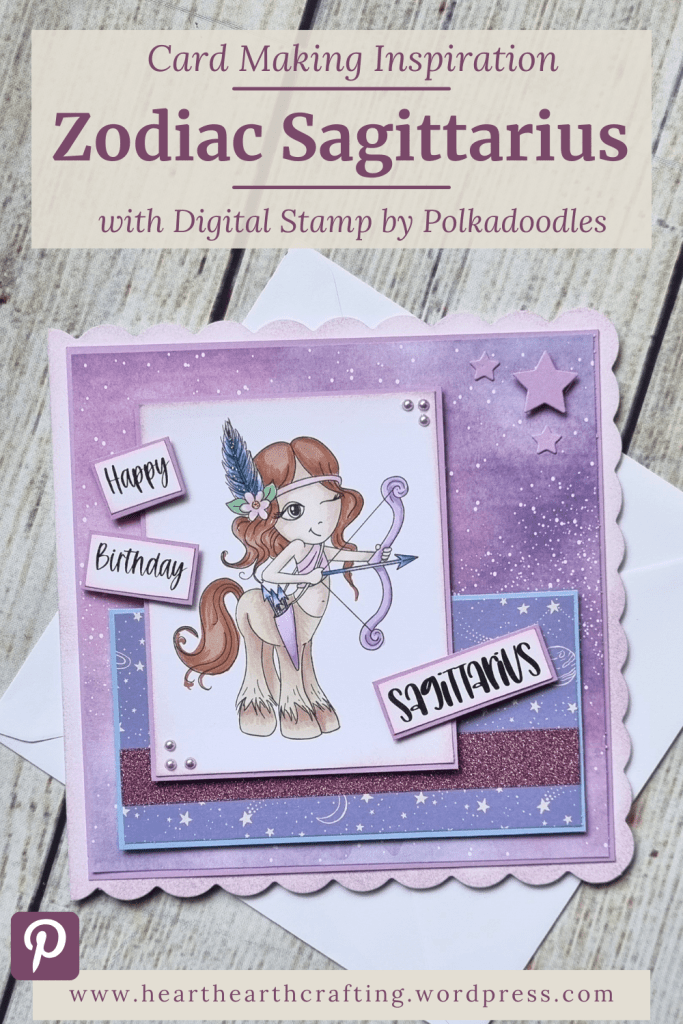 Sagittarius Zodiac - Card Making Inspiration