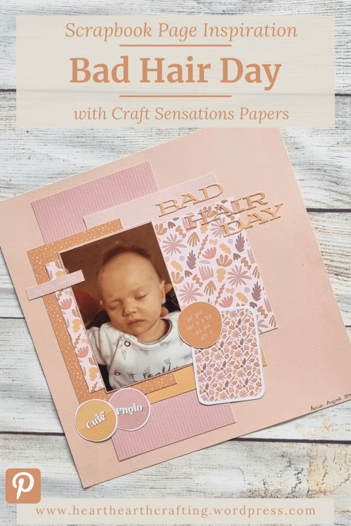 Bad Hair Day - Scrapbook Inspiration
