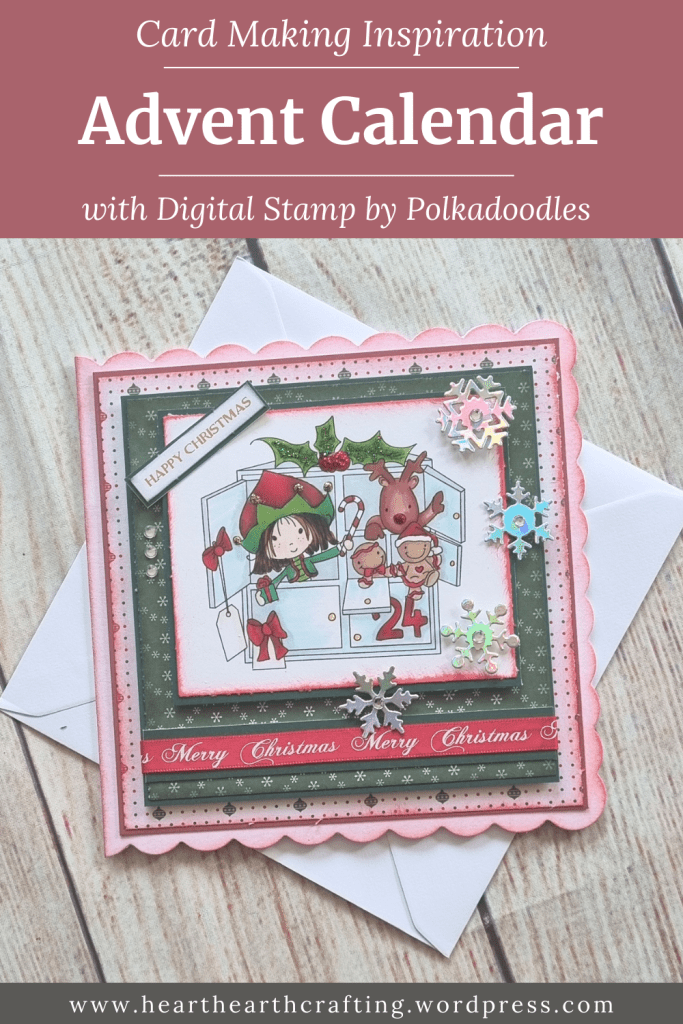 Winnie North Pole Advent Calendar - Handmade Christmas Card Pinterest