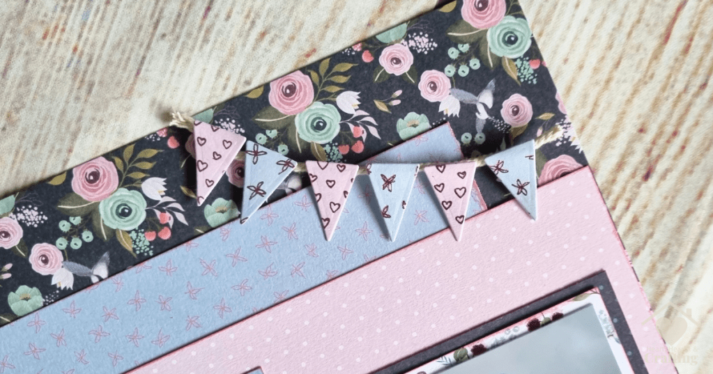 Dad Hat Baby Scrapbook Page with Craft Sensations Papers