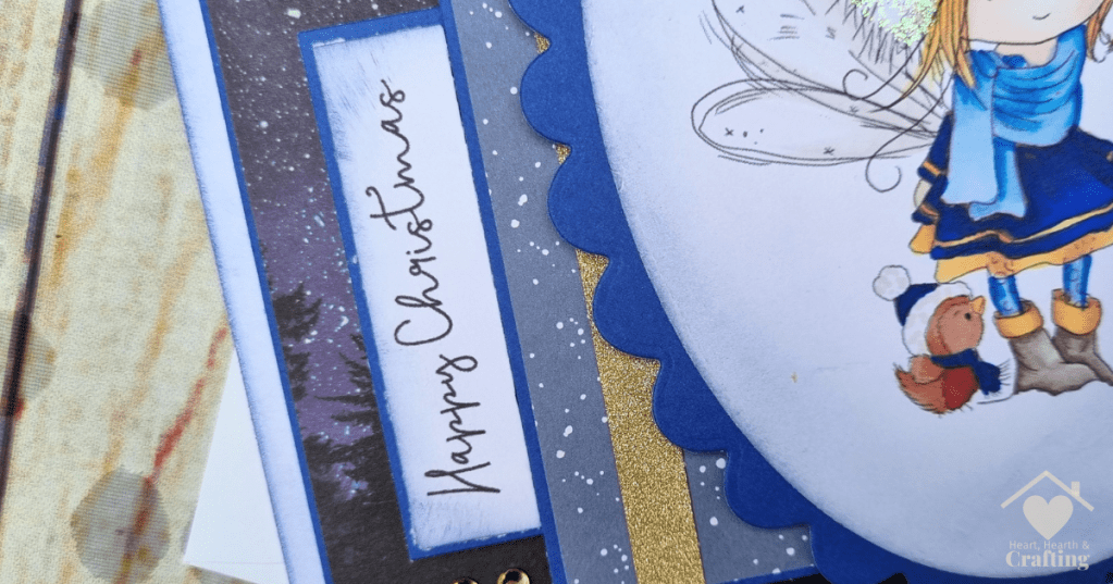 Winnie Penguin - A Handmade Christmas Card made with Digital Stamp and ProMarkers