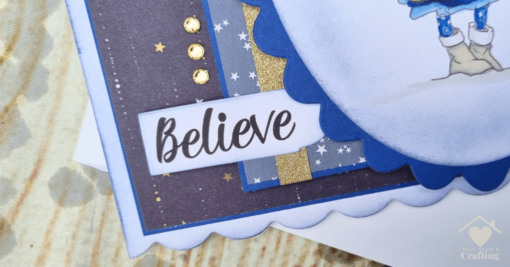 Winnie Wings - A Handmade Christmas Card made with Digital Stamp and ProMarkers