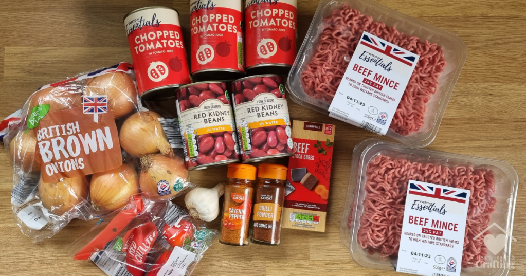 Slow Cooker Beef Chilli Recipe Ingredients