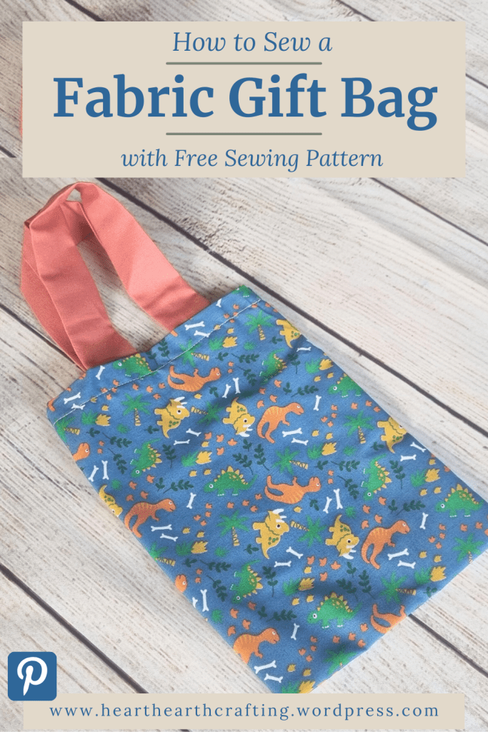 How to Sew a Fabric Gift Bag