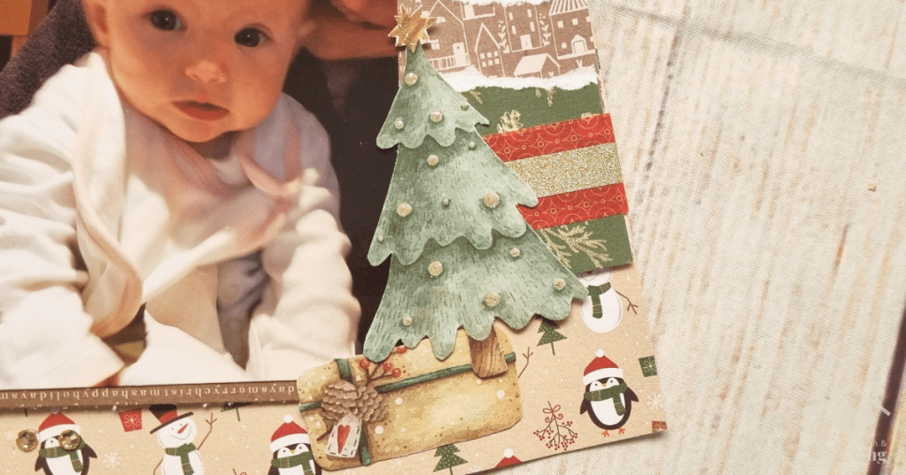 Baby's First Christmas Gift - Scrapbook Inspiration