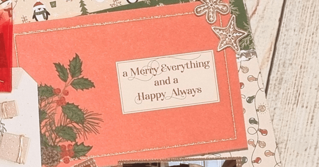 Baby's First Christmas Gift - Scrapbook Inspiration