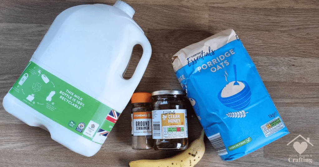 Overnight Porridge Recipe with Banana and Honey