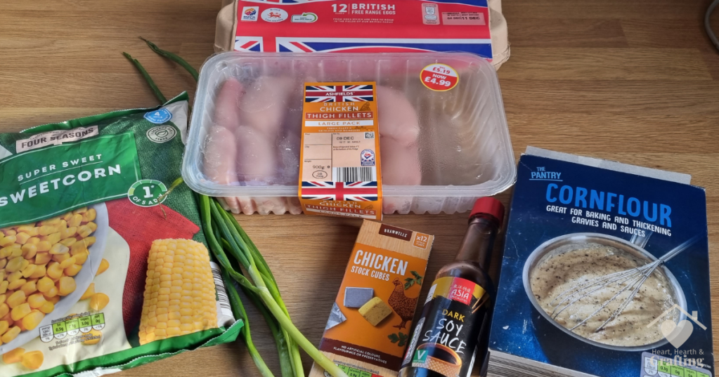 Batch Cook Chicken and Sweetcorn Soup Recipe