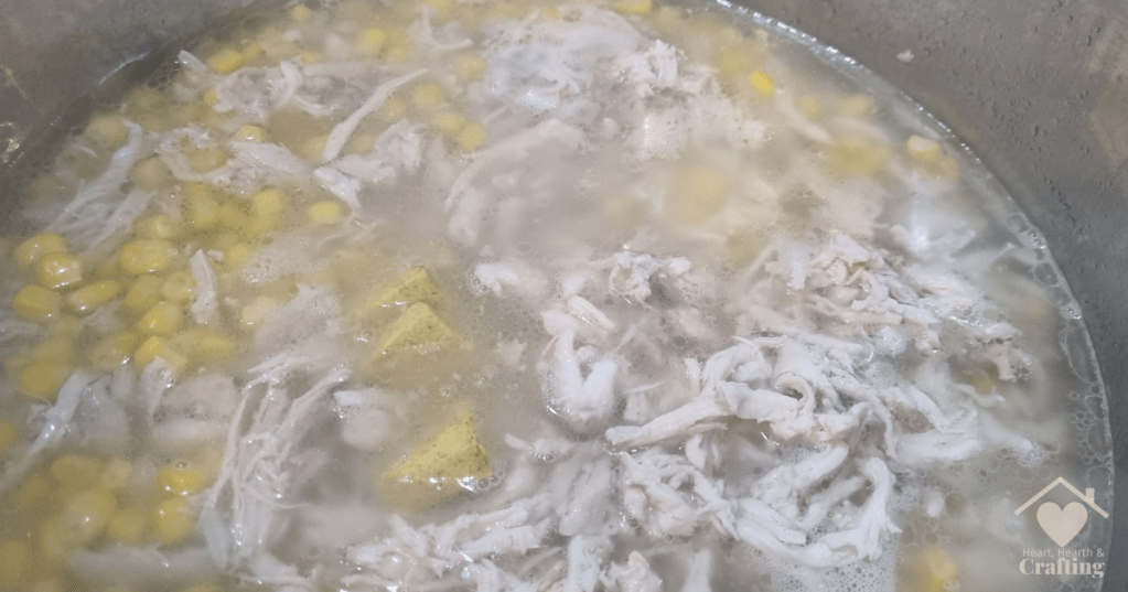 Batch Cook Chicken and Sweetcorn Soup Recipe