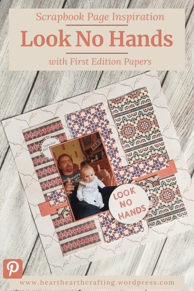 Look No Hands - Baby Scrapbook Inspiration Pinterest