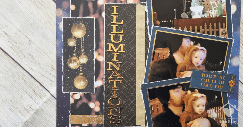 Blackpool Illuminations Scrapbook Layout