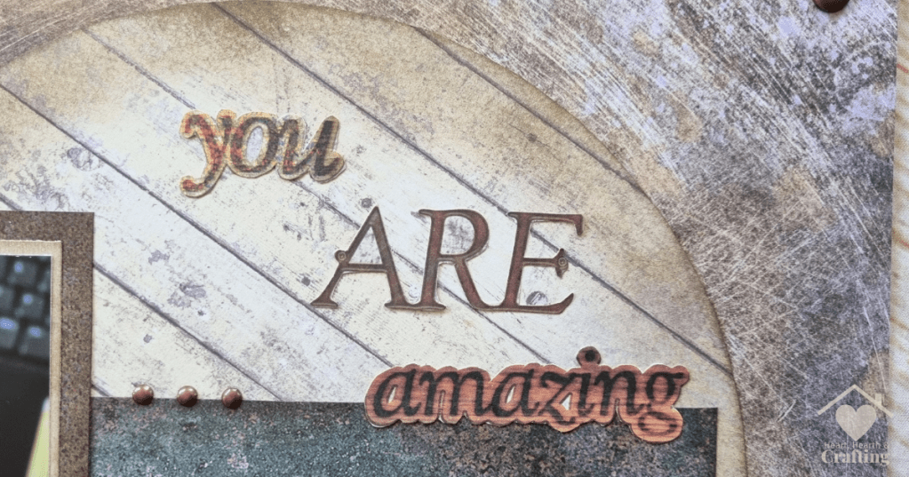 You Are Amazing - Baby Scrapbook Page with Mr Smith's Workshop