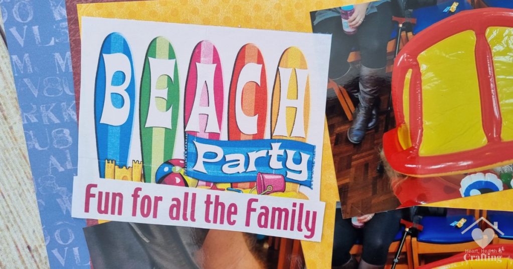 Beach Party - Scrapbook Inspiration