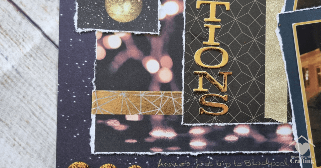 Blackpool Illuminations Scrapbook Layout