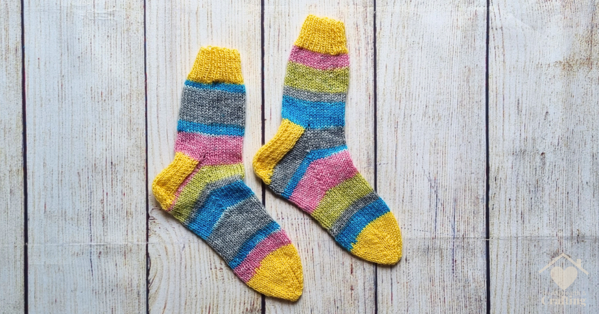 How to Knit Your Own Springtime Candy Children’s Socks [Free Knitting Pattern]