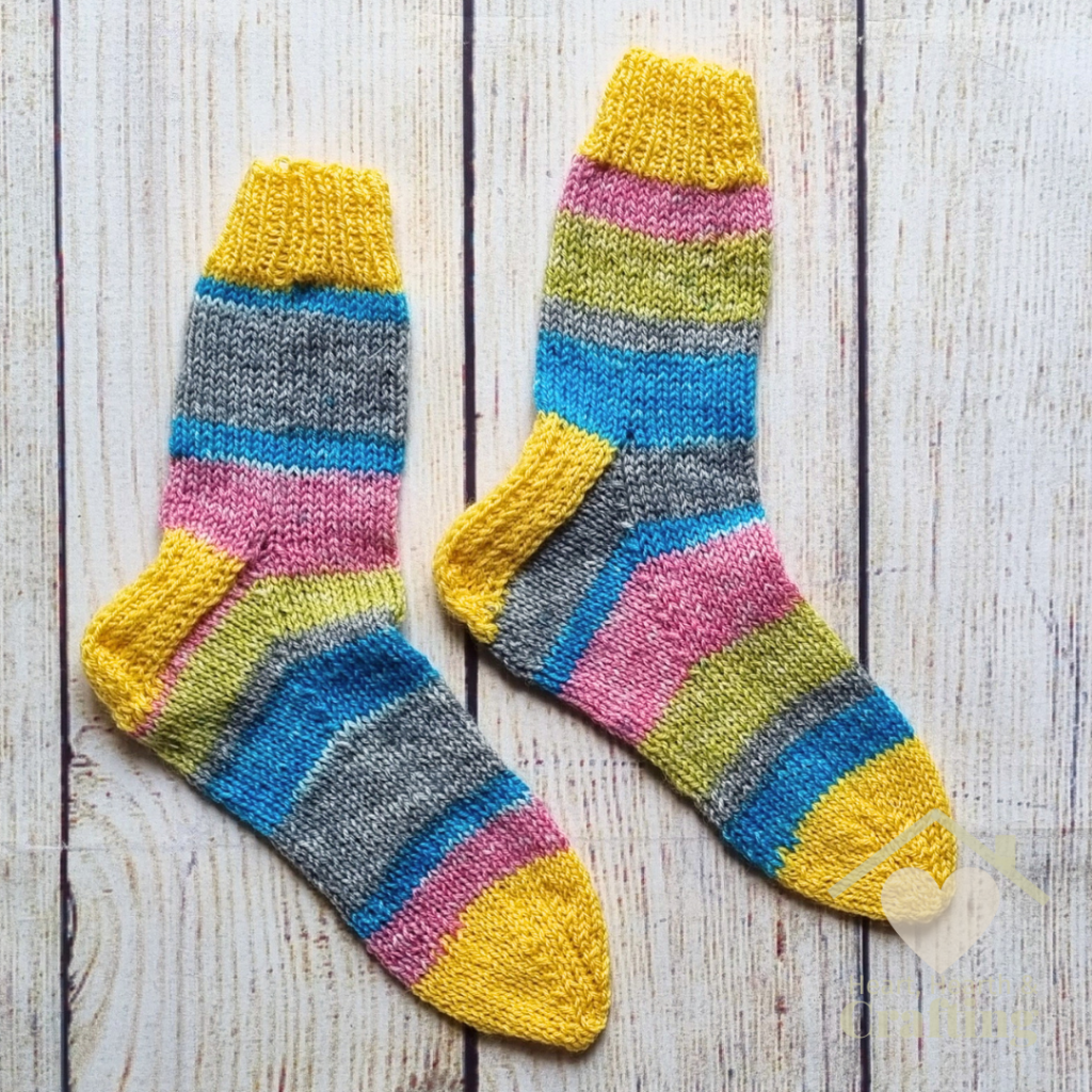 Springtime Candy Children's Socks  - Free Knitting Pattern