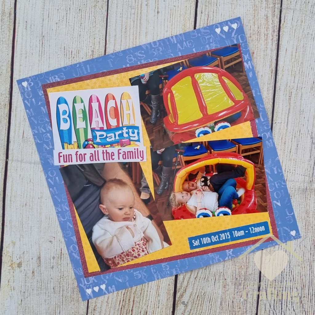 Beach Party - Scrapbook Inspiration