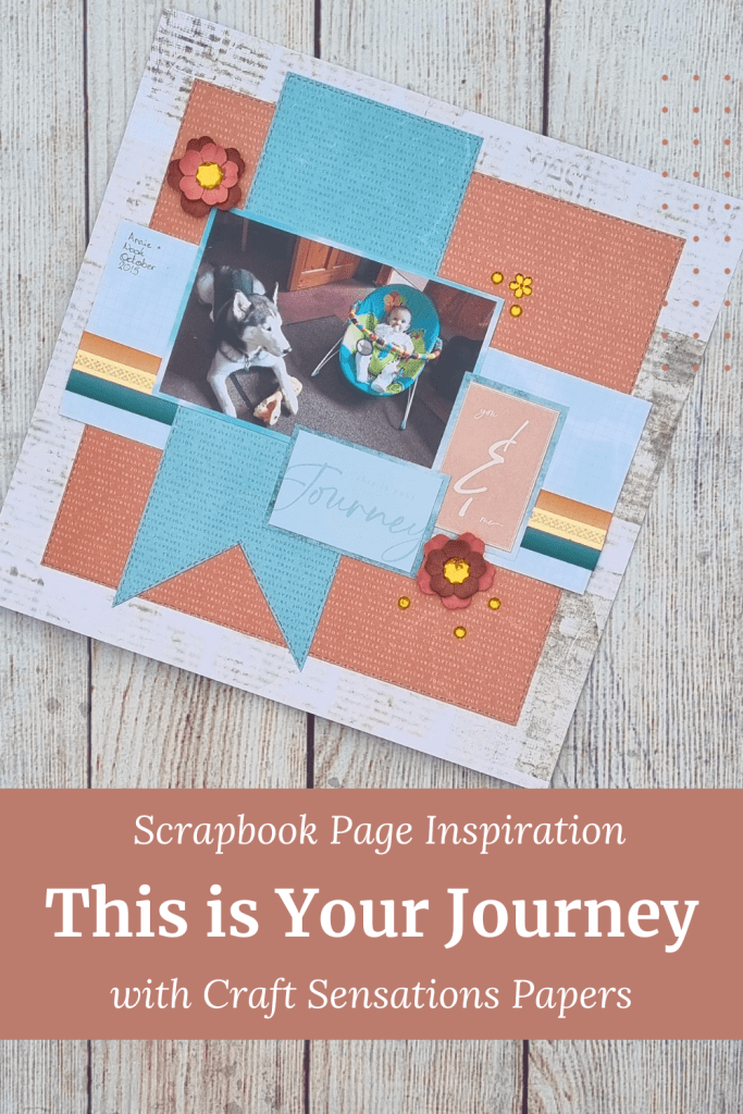 This is Your Journey - Scrapbook Page Inspiration Pinterest Pin