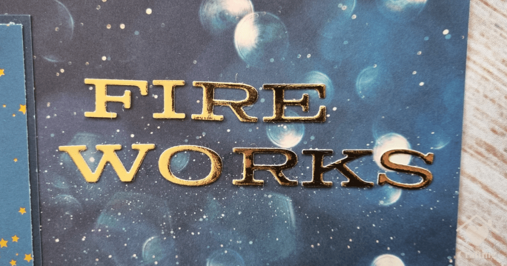 Fireworks Scrapbook Page Inspiration