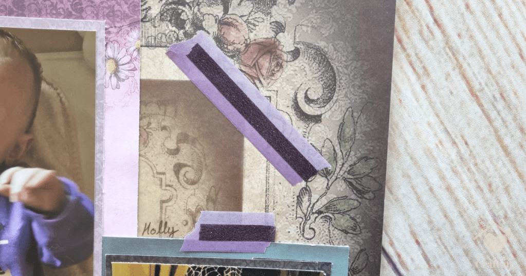 Baby's First Halloween Scrapbook Page