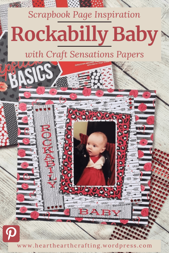 Rockabilly Baby - Scrapbook Inspiration Pinterest Pin