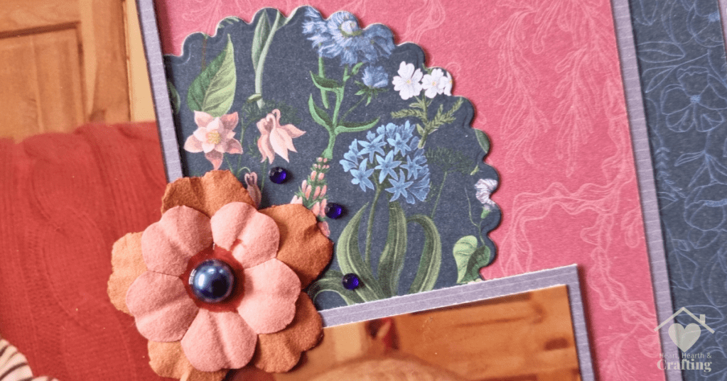 Pink Dinosaur Baby Scrapbook Inspiration