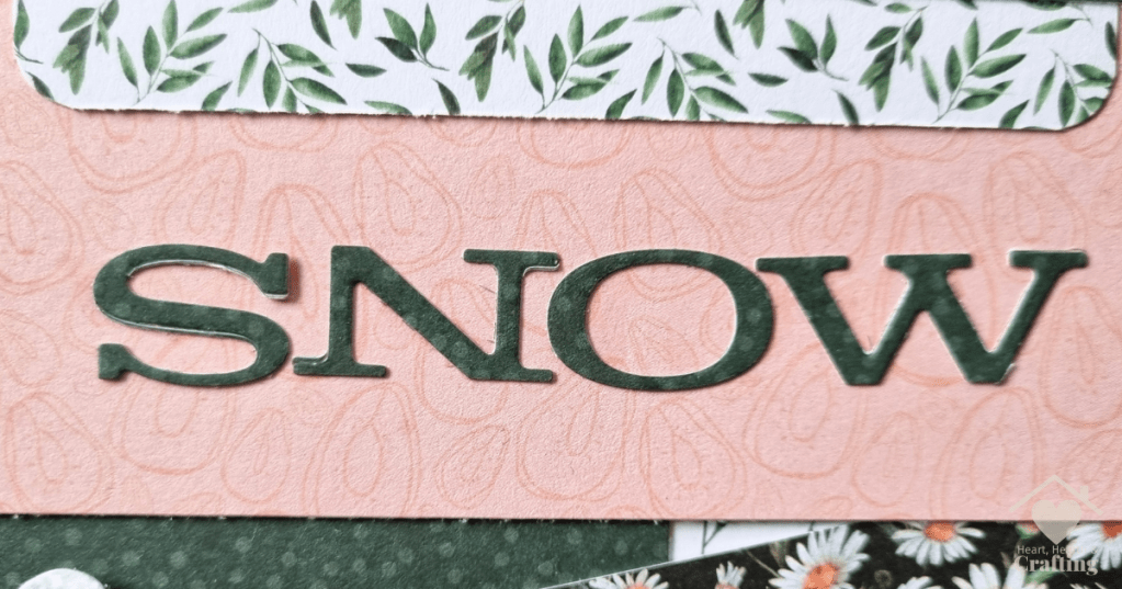 Snow Day - Scrapbook Page Inspiration