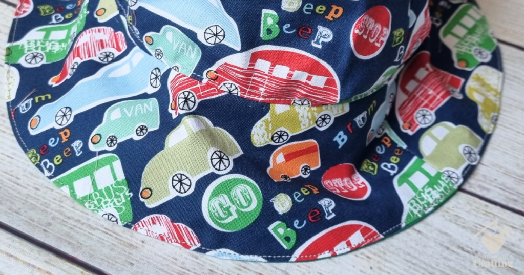 Cars Bucket Hat - Easy Sewing Project