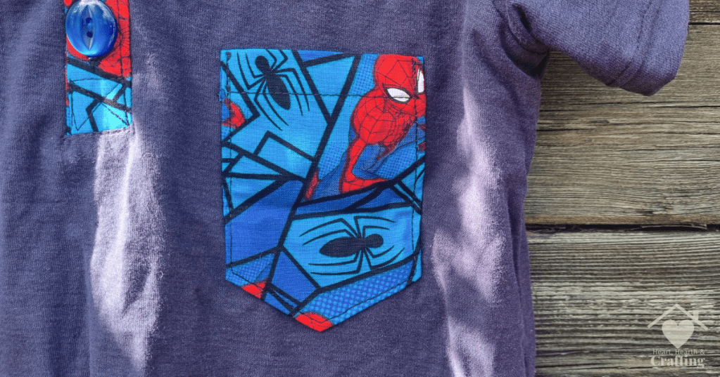 Sewing a Spiderman Shirt on a Budget with Peek-A-Boo Pattern’s Declan