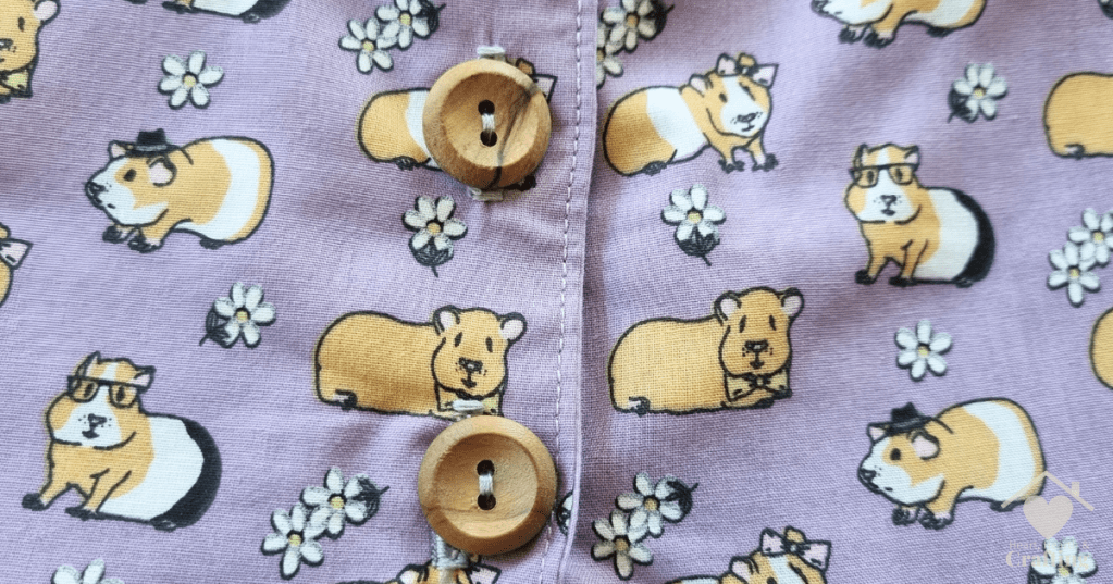 Sewing a Guinea Pig Dress with Peek-A-Boo Pattern's Wildflower