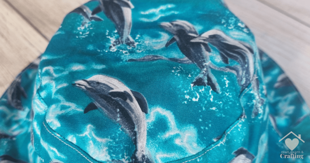 Dolphin Bucket Hat - Easy Sewing Project