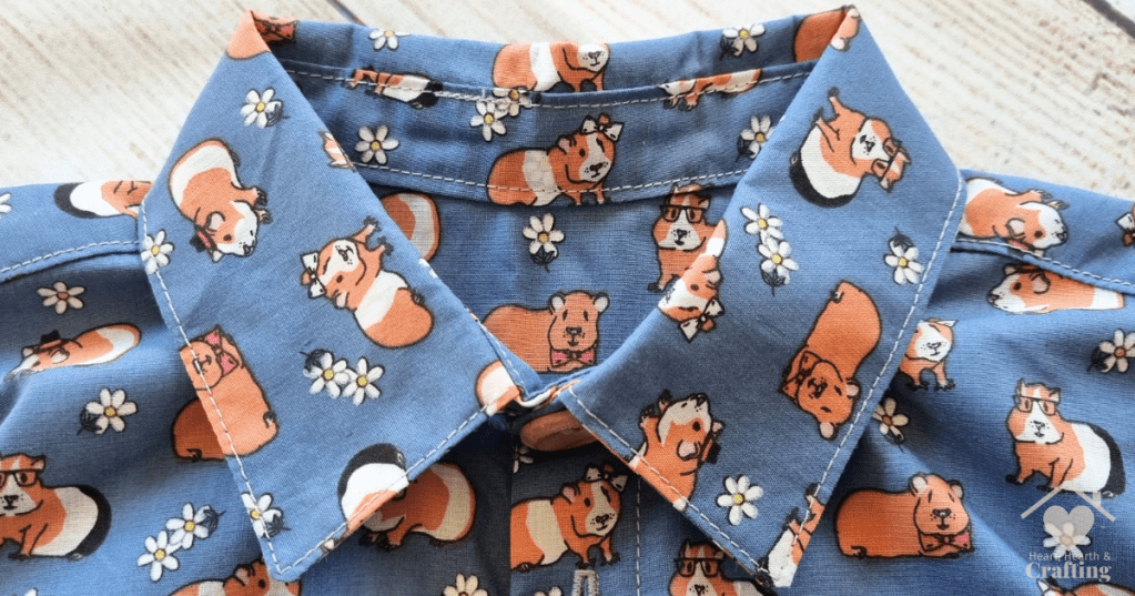 Sewing Peek-A-Boo Pattern’s Classic Oxford Shirt
