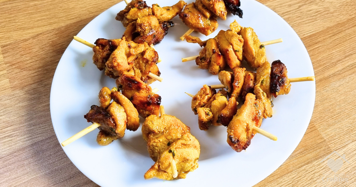 Chicken Satay Skewers Recipe [Peanut Free]