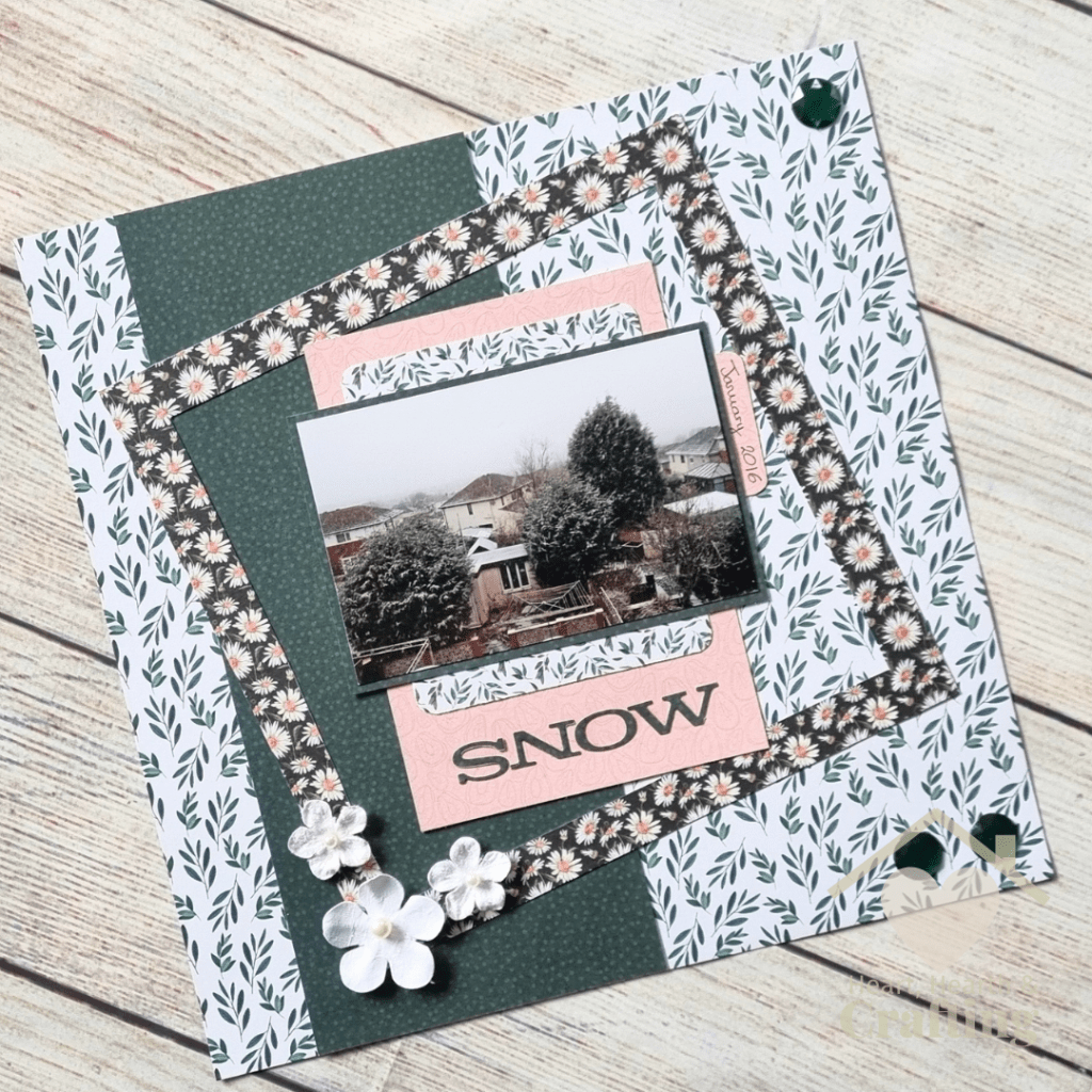 Snow Day - Scrapbook Page Inspiration