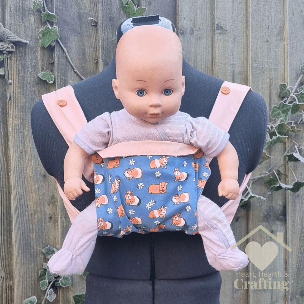 Step by Step Guide to Sew a Baby Doll Carrier [Free Sewing Pattern]
