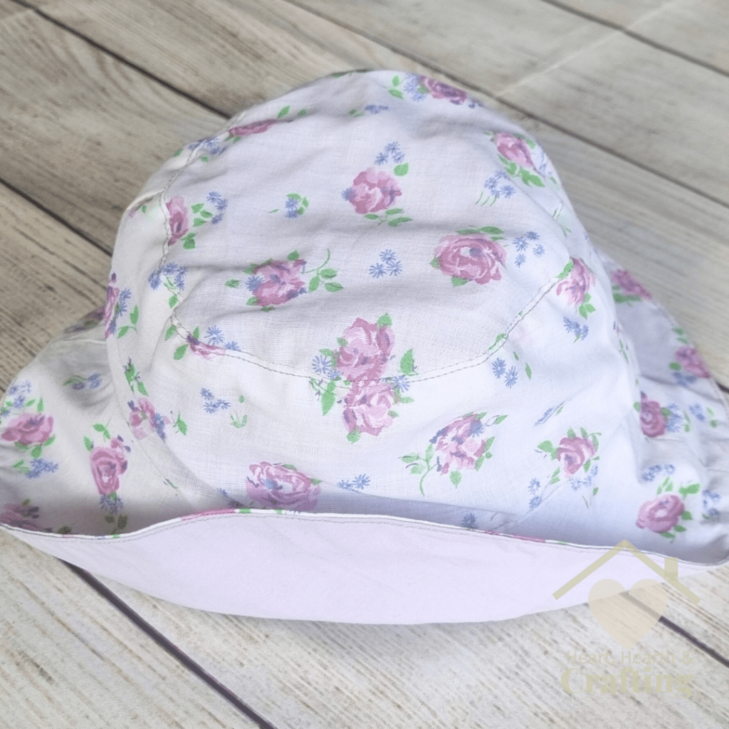 Floral Child's Bucket Hat - Easy Sewing Project