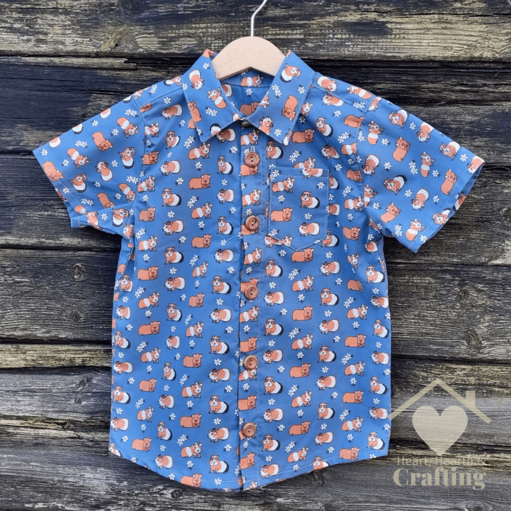 Sewing Peek-A-Boo Pattern’s Classic Oxford Shirt