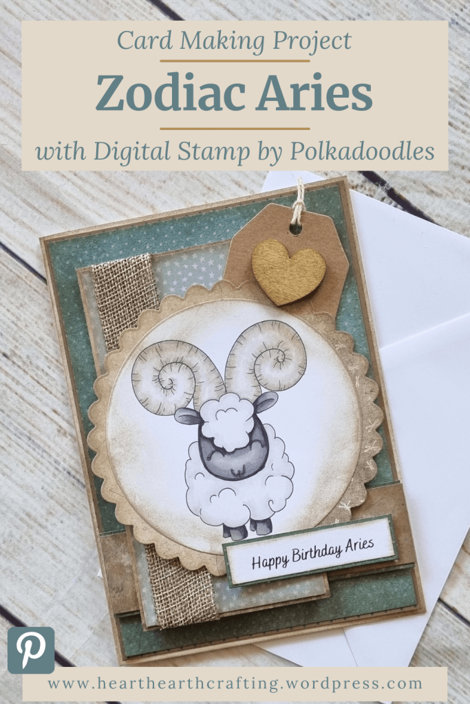 Aries Zodiac – Card Making Inspiration Pinterest Pin