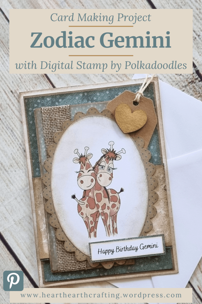 Gemini Zodiac – Card Making Inspiration Pinterest Pin