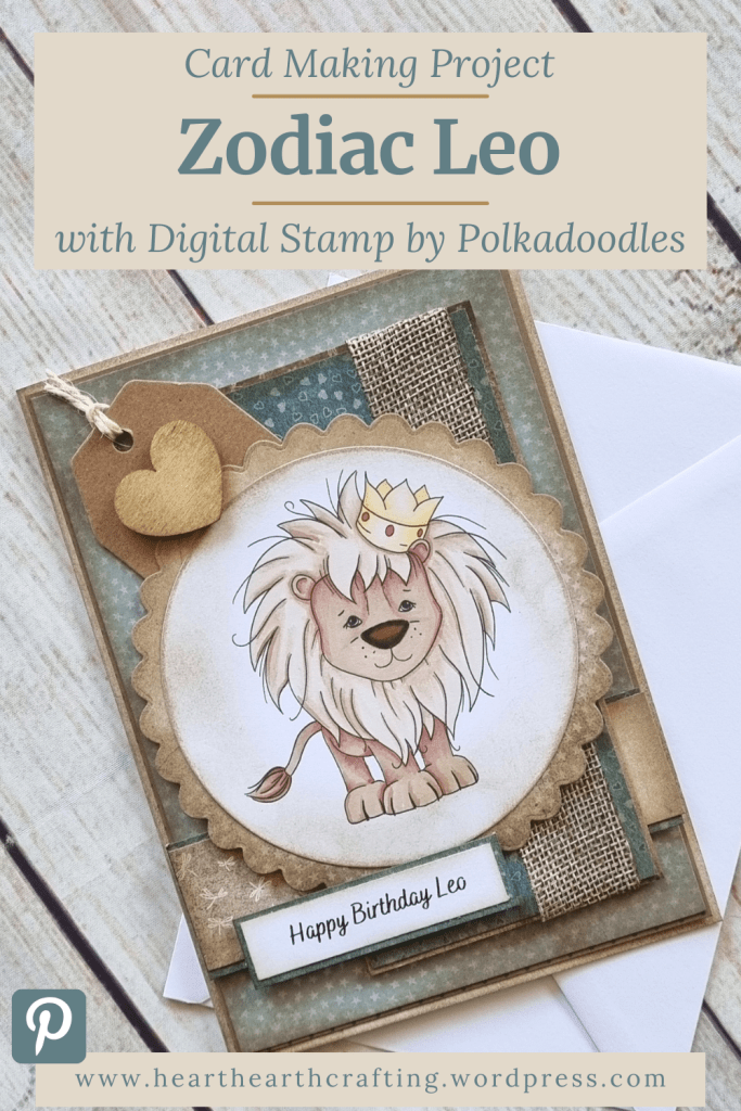 Leo Zodiac – Card Making Inspiration Pinterest Pin